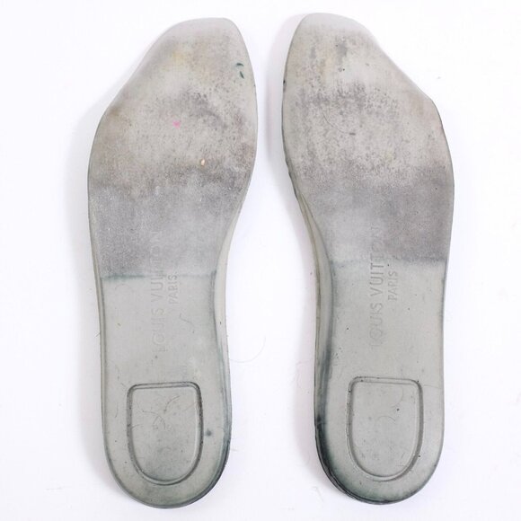 Louis Vuitton 8 US 9 black sneakers high top black Damier LOGO PRINT - Picture 14 of 14